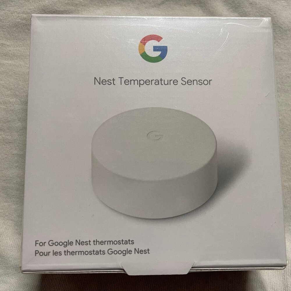 Google - Nest Temperature Sensor - White